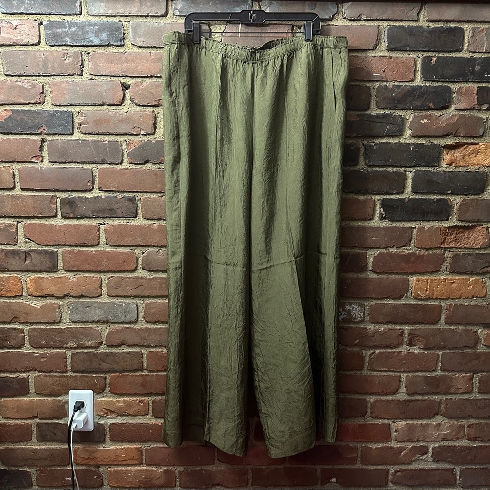 J CREW cc472 Stratus pant in textured satin size xxl - Picture 3 of 7